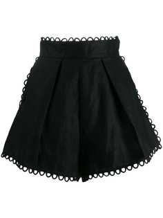 Zimmermann шорты Allia с завышенной талией