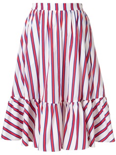 MSGM многослойная юбка в полоску