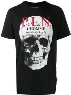 Philipp Plein футболка с принтом Skull