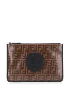 Fendi клатч с узором FF