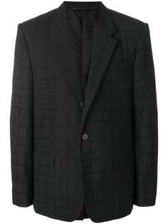 Givenchy блейзер в клетку из люверсов