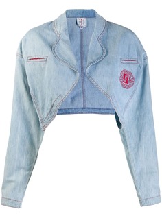 Fendi Pre-Owned джинсовая куртка 1980-х годов без застежки
