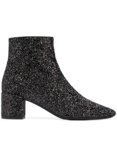 Saint Laurent ботильоны Lou с пайетками