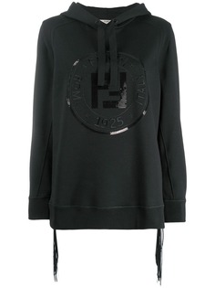 Fendi худи с бахромой