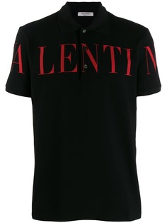 Valentino рубашка-поло с логотипом VLTN
