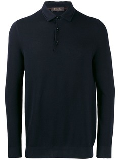 Loro Piana рубашка-поло с длинными рукавами