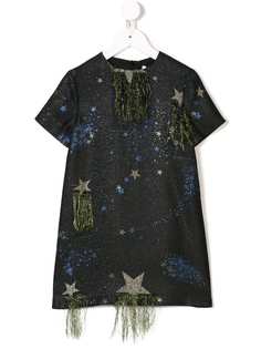 Dondup Kids платье с эффектом металлик