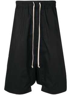 Rick Owens DRKSHDW спортивные шорты с низким шаговым швом