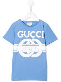 Gucci Kids футболка с логотипом