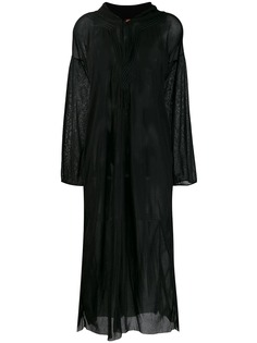 Jean Paul Gaultier Pre-Owned полупрозрачное платье-туника