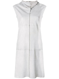 Vanderwilt funnel neck shift dress