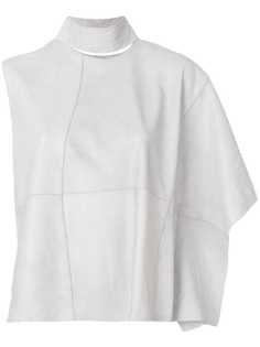 Olsthoorn Vanderwilt асимметричная блузка со стоячим воротником