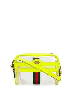Gucci прозрачная сумка через плечо со вставками