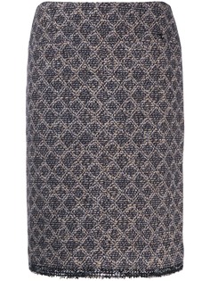 Chanel Pre-Owned юбка 2004-го года с геометричным узором