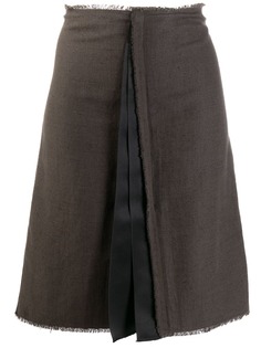 Lanvin Pre-Owned юбка 2000-х годов со складками