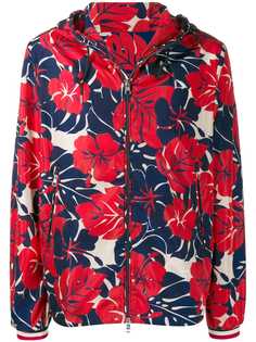 Moncler легкая куртка с цветочным принтом