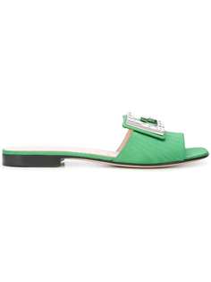 Gucci мюли GG с кристаллами