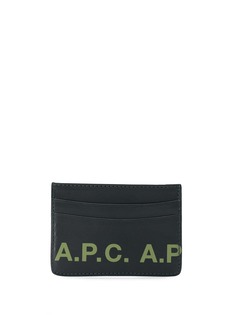 A.P.C. картхолдер с логотипом