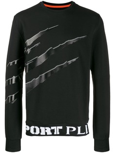 Plein Sport толстовка с принтом Scratch