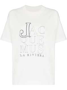 Jacquemus футболка La Riviera с логотипом