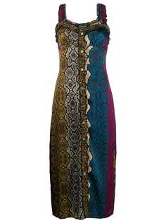 Andamane платье со змеиным принтом