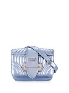 Prada поясная сумка с металлическим логотипом