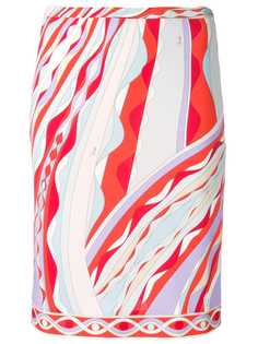 Emilio Pucci прямая юбка с принтом