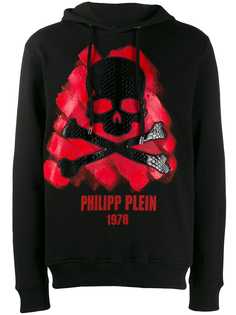 Philipp Plein худи с нашивкой Skull