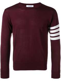 Thom Browne пуловер с полосками 4-Bar