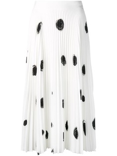 Christopher Kane плиссированная юбка в горох