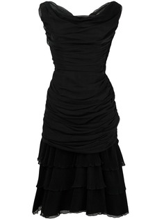 Givenchy Pre-Owned платье со сборками и рюшами
