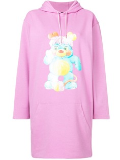 Jeremy Scott платье-толстовка с принтом