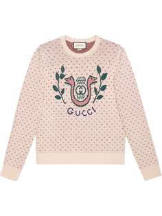 Gucci свитер с принтом