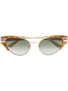 Gucci Eyewear солнцезащитные очки в полосатой оправе