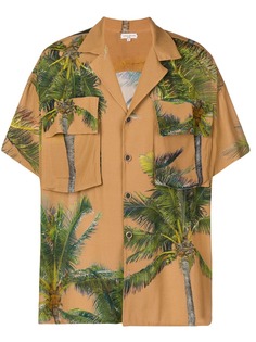 Duo рубашка в стиле оверсайз с пальмовым принтом