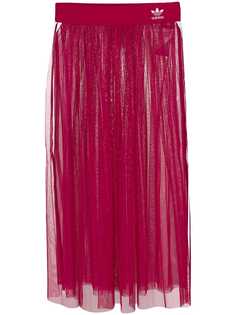 Adidas юбка миди из тюля