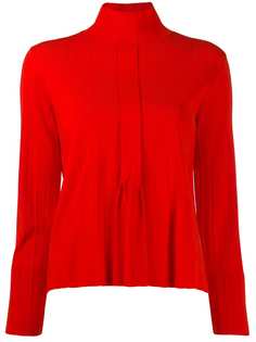 A.P.C. плиссированный топ в рубчик