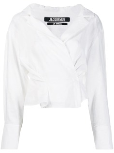 Jacquemus блузка с запахом