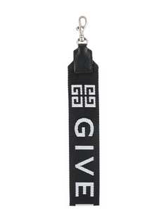 Givenchy жаккардовый брелок с логотипом