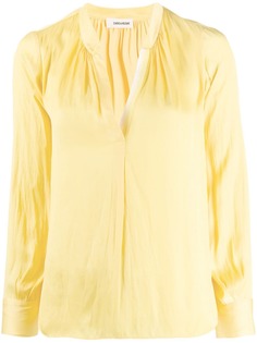 Zadig&Voltaire атласная рубашка Tink
