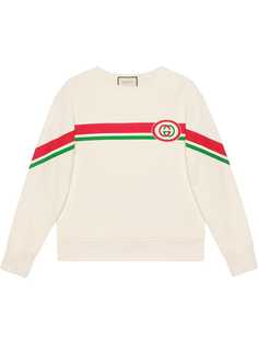 Gucci толстовка с принтом Interlocking G