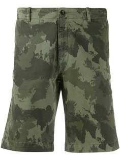 Hackett шорты карго с камуфляжным принтом