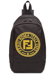Fendi Kids logo cross-body backpack