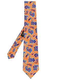 Etro галстук с узором пейсли