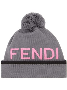 Fendi шапка бини с логотипом