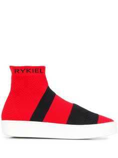 Sonia Rykiel трикотажные кроссовки с полосками