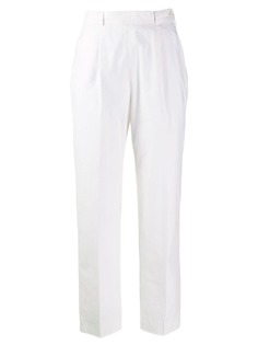 Yves Saint Laurent Pre-Owned зауженные брюки 1970-х годов с завышенной талией