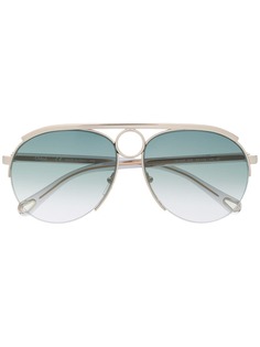 Chloé Eyewear солнцезащитные очки с градиентными линзами