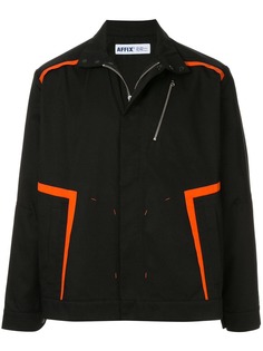 Affix куртка-рубашка с контрастными полосками