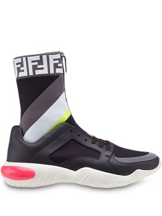 Fendi тканые кроссовки